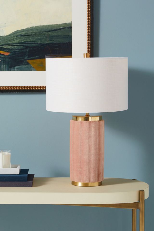 Juneau Velvet Table Lamp #1