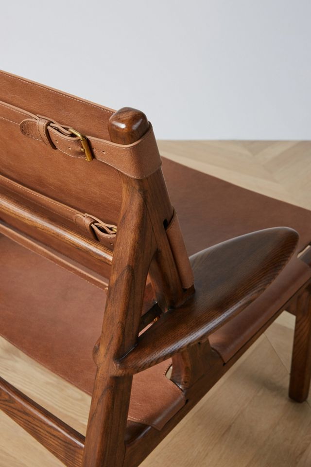 Soho Home x Anthropologie Santiago Leather Sling Chair #5