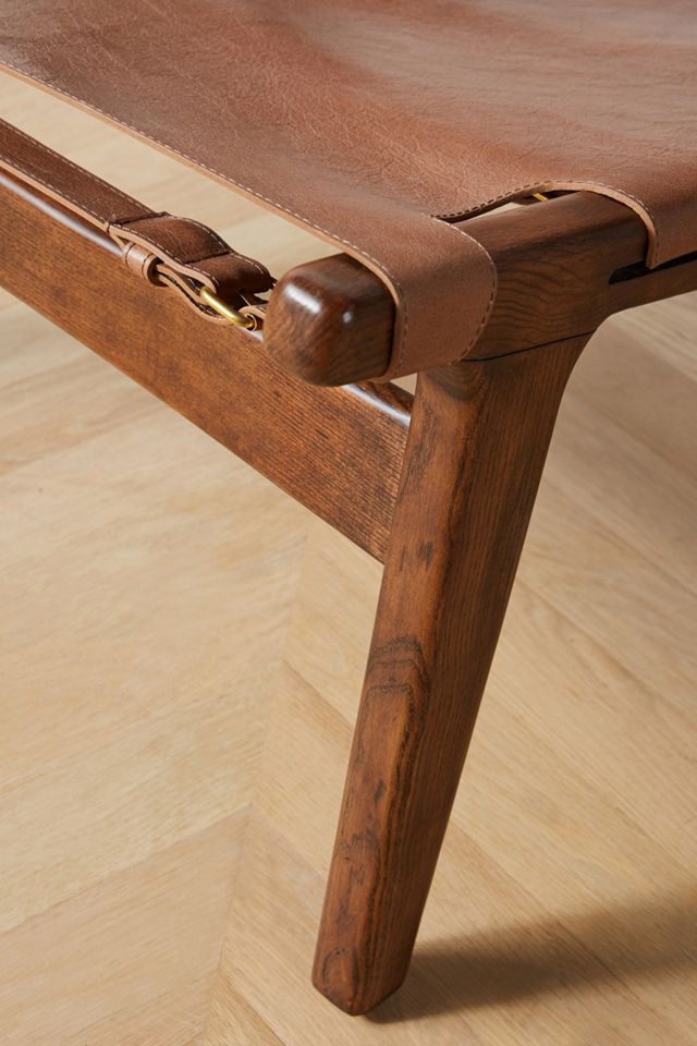 Soho Home x Anthropologie Santiago Leather Sling Chair #7