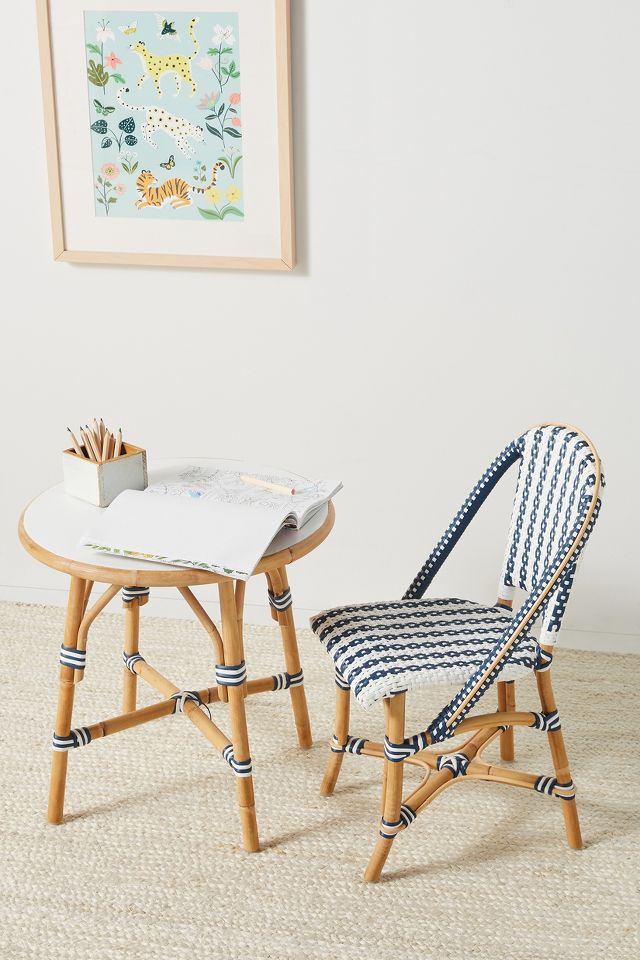 Children's bistro table store and chairs