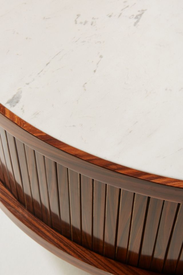 Deluxe Tamboured Storage Coffee Table #2