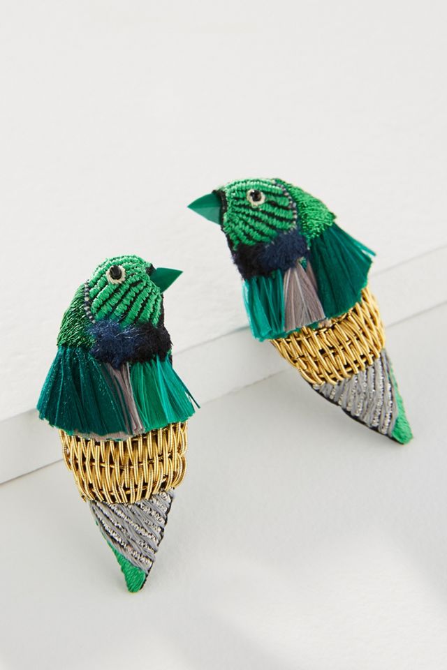 Mignonne Gavigan Finch Drop Earrings | Anthropologie