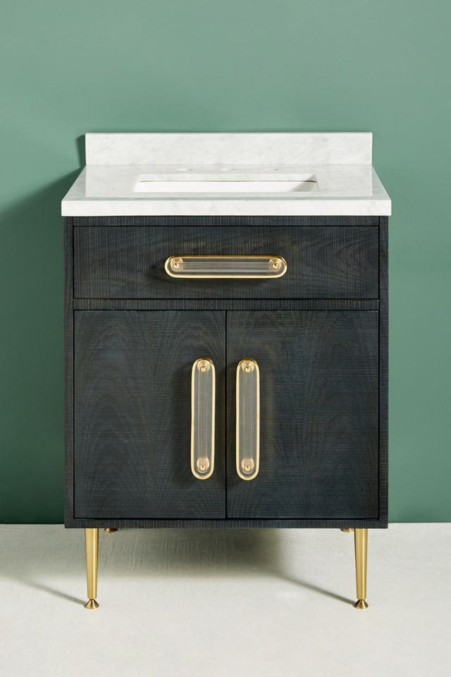 Odetta Powder Bathroom Vanity #1