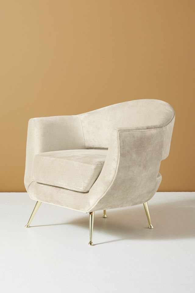 Lucca Slub Velvet Chair #2