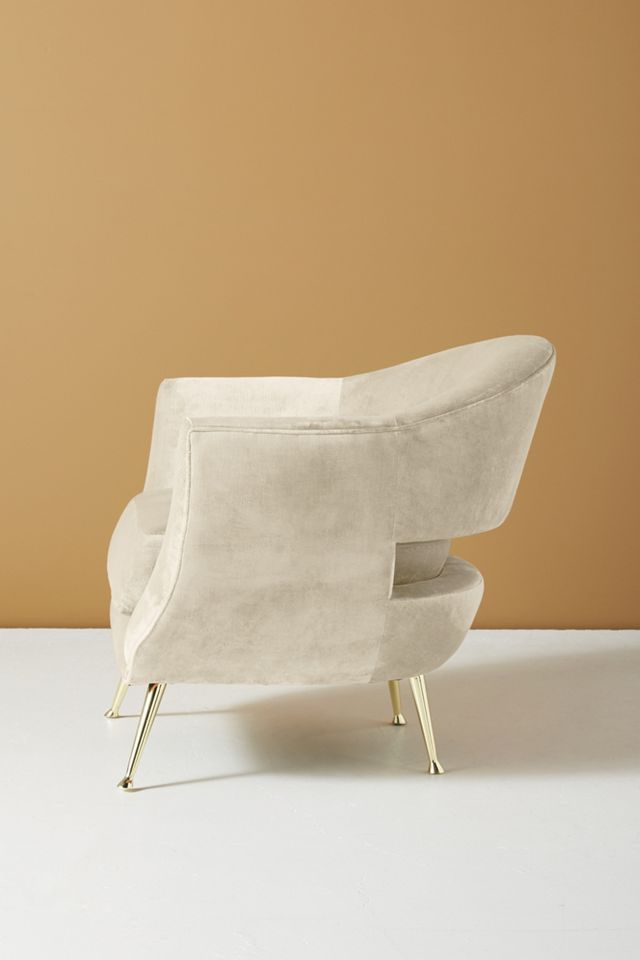 Lucca Slub Velvet Chair #3