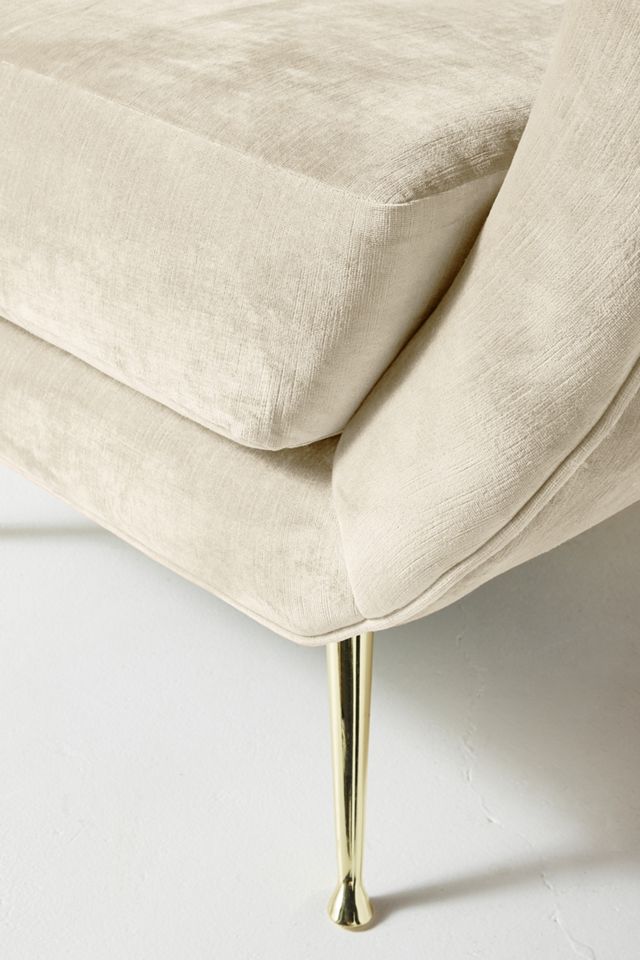 Lucca Slub Velvet Chair #5