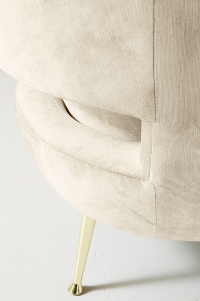 Lucca Slub Velvet Chair #6