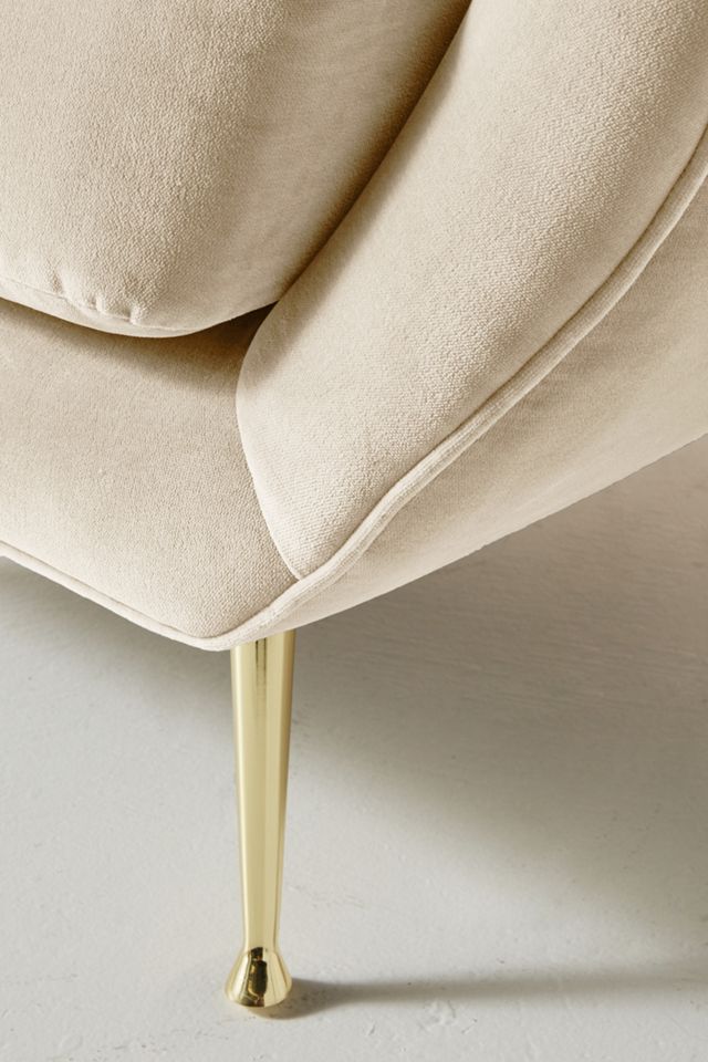 Lucca Slub Velvet Chair #7