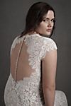 Wtoo by Watters Philomene Lace Cap-Sleeve Wedding Gown #8