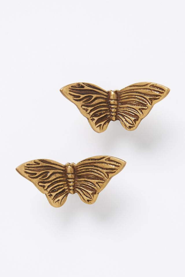 Melody Butterfly Knobs, Set of 2