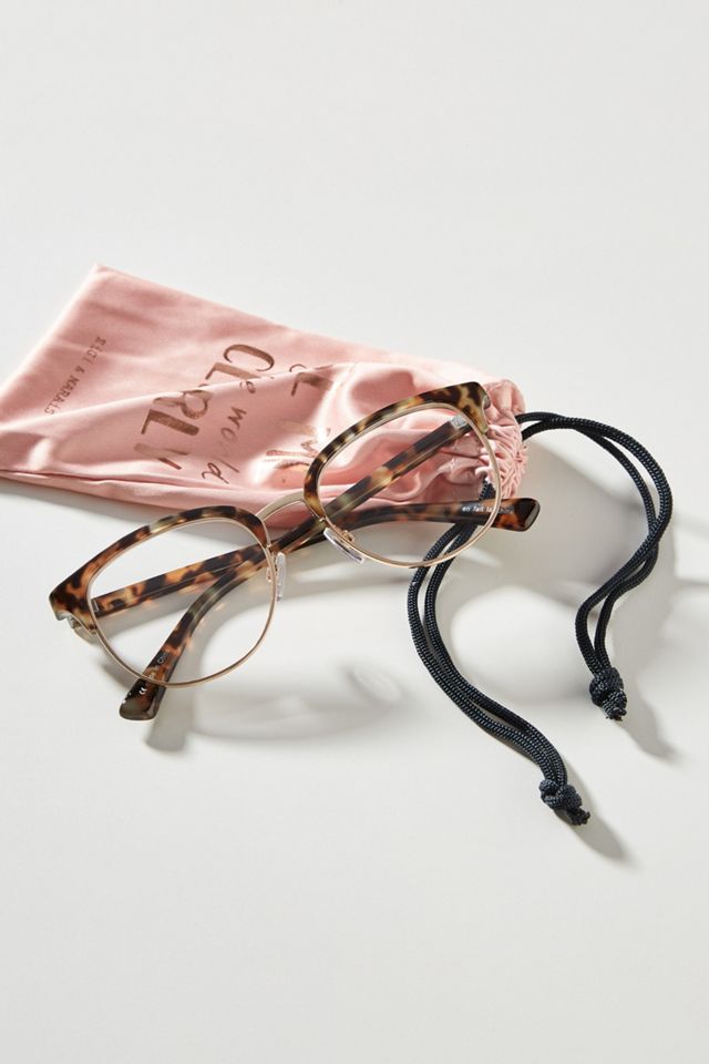 Brown 2.5 zigi + Marais reading Glasses from Anthropologie ZiGi + MARAiS Mixed Metal Reading Glasses | Anthropologie main image 4