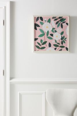White Camellias Wall Art