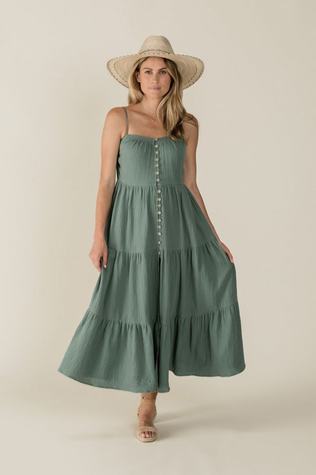 Rylee + Cru Mommy & Me Tiered Maxi Dress