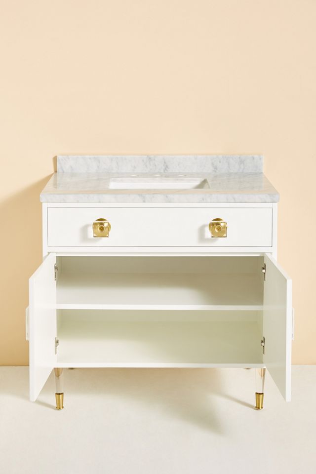 Lacquered Regency Single Bathroom Vanity #2