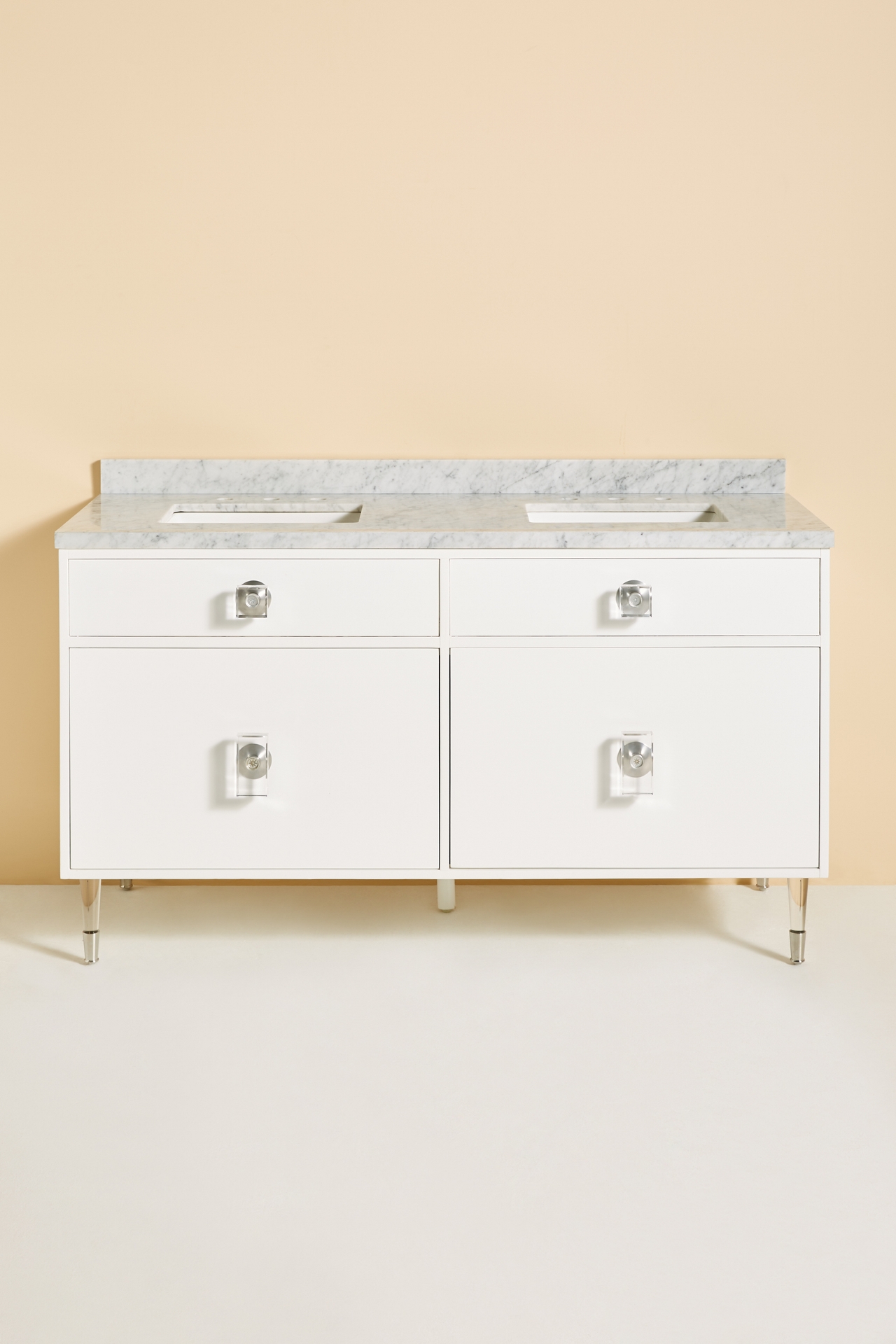 Lacquered Regency Double Bathroom Vanity