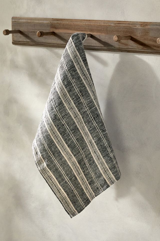 Lithuanian Linen Dish Towel, Multi Stripe #1