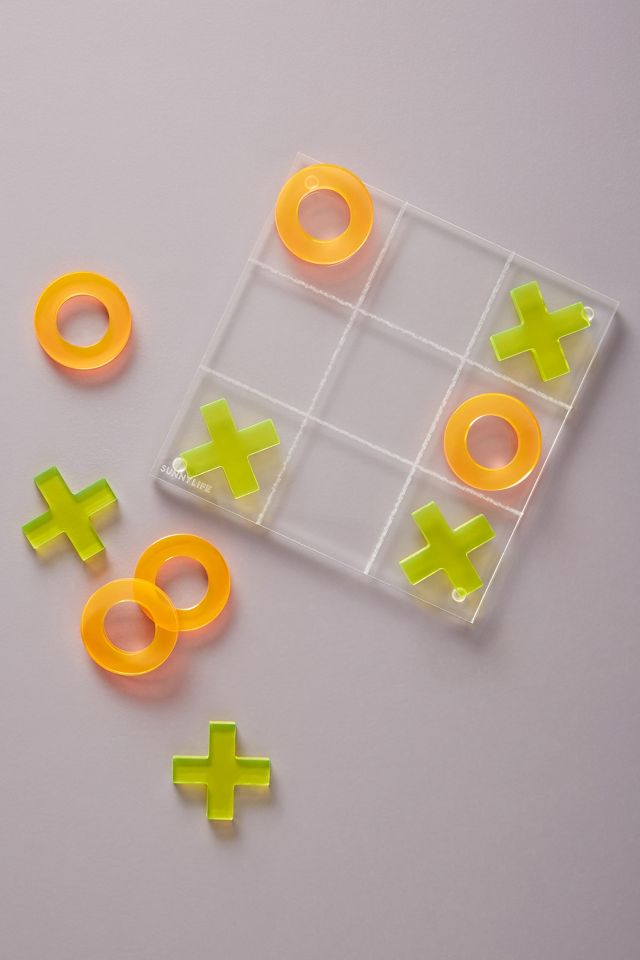 Acrylic Neon Tic Tac Toe Game Set