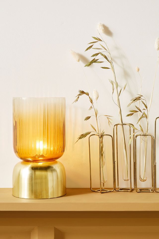 Uma Fluted Glass Lamp | AnthroLiving