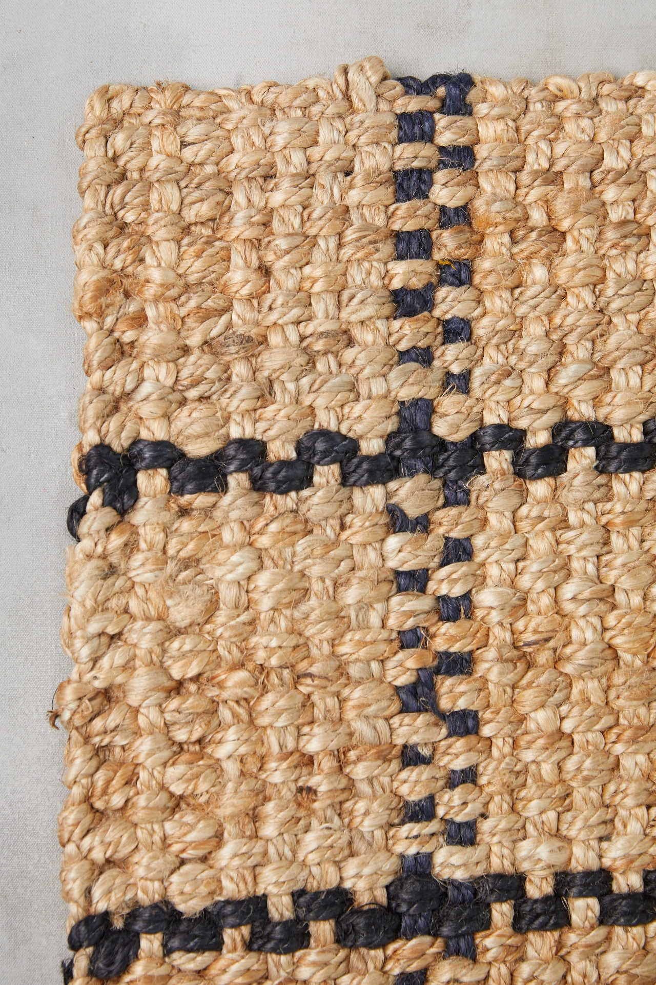 Windowpane Jute Doormat