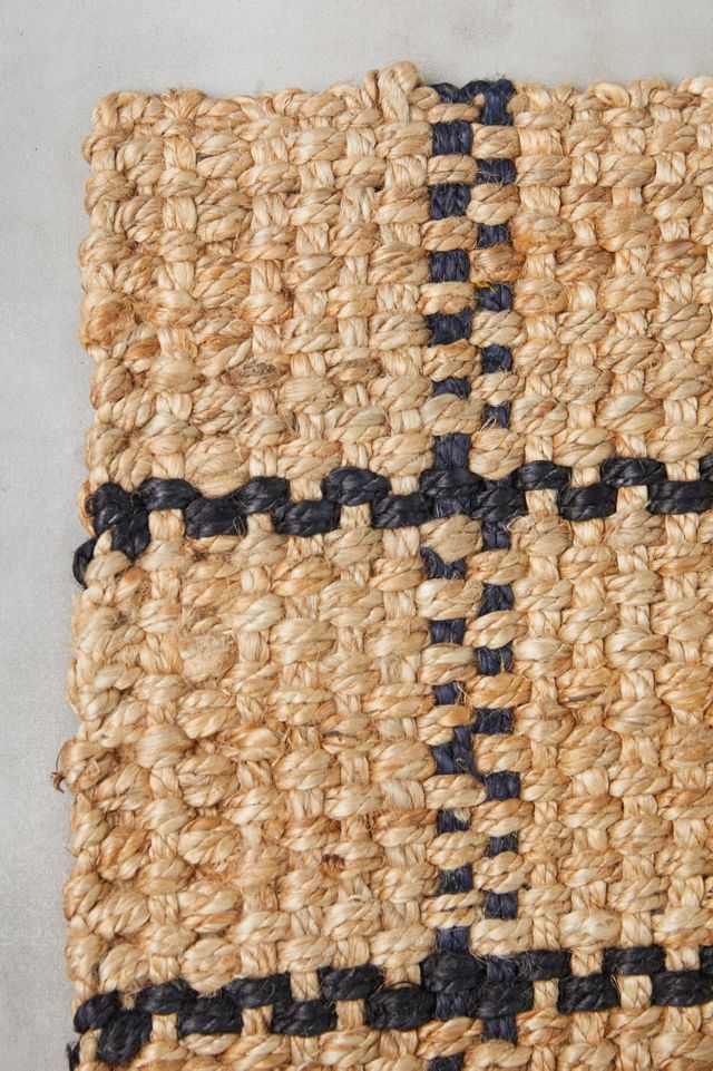 Windowpane Jute Doormat #2