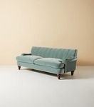 Channel Tufted Two-Cushion Sofa