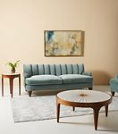 Channel Tufted Two-Cushion Sofa