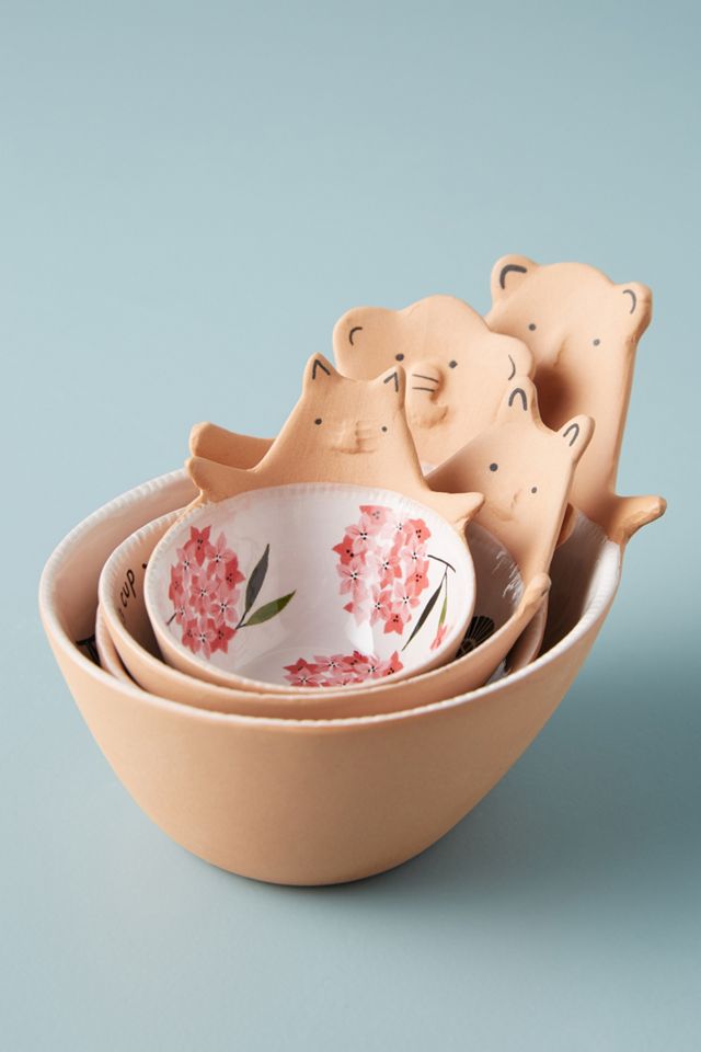 Ariya Ceramic Bear Measuring Cups, Set of 4 #2