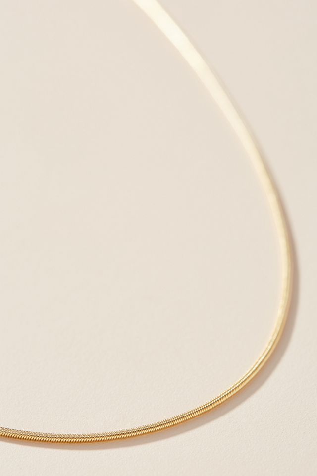 Marida Snake 14K Gold-Filled Necklace | Anthropologie