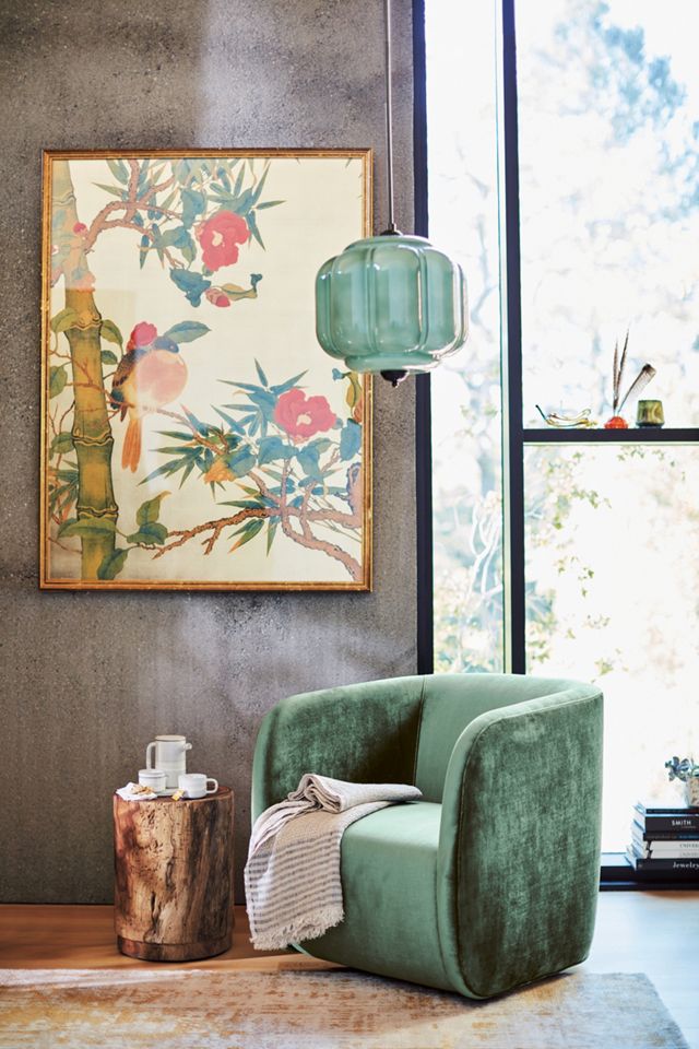 Bamboo Garden Birds Wall Art #3