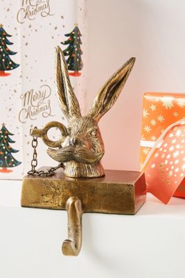 Refined Rabbit Stocking Holder