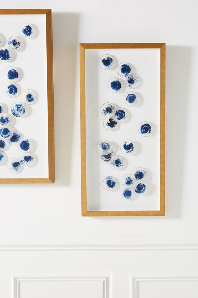 Indigo Spray Wall Art #1