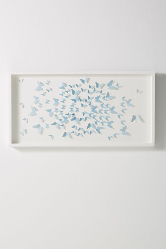 Ombre Butterflies Wall Art #1