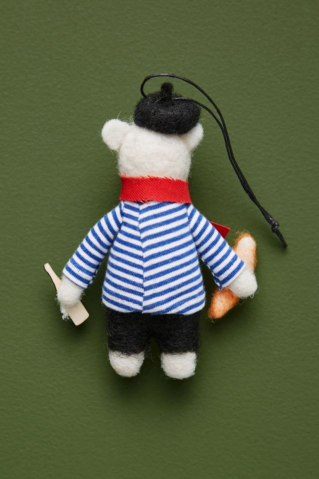 Parisian Bear Ornament #1