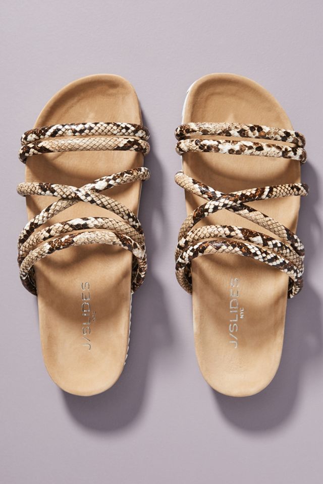 J/Slides Strappy Slide Sandals #1