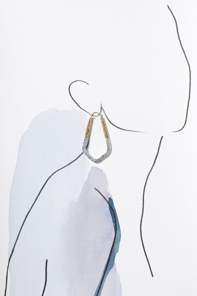 Lena Bernard Long Hoop Earrings #2