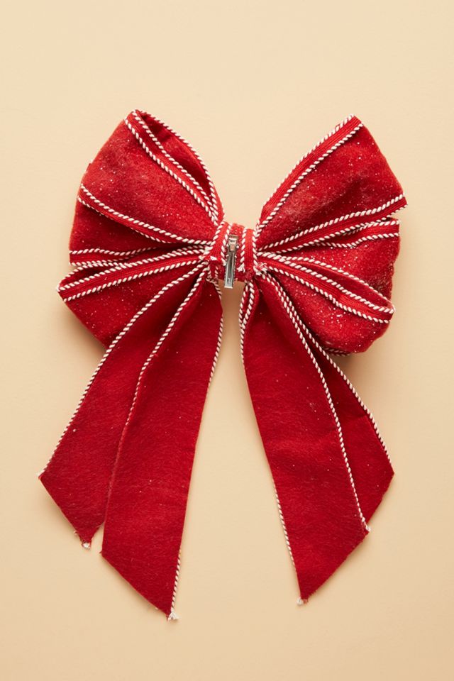 Red Bow Tree Topper #1