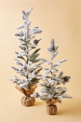 Flocked Christmas Tree