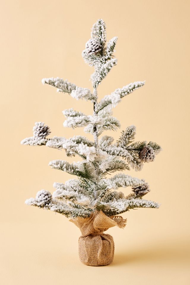 Flocked Christmas Tree #1