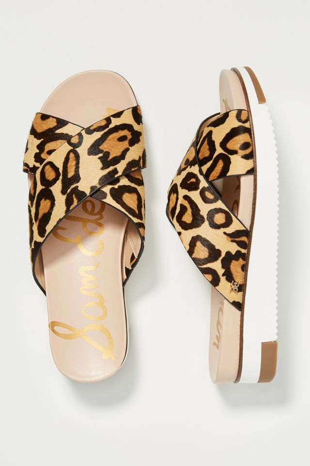 Sam edelman hot sale leopard slide