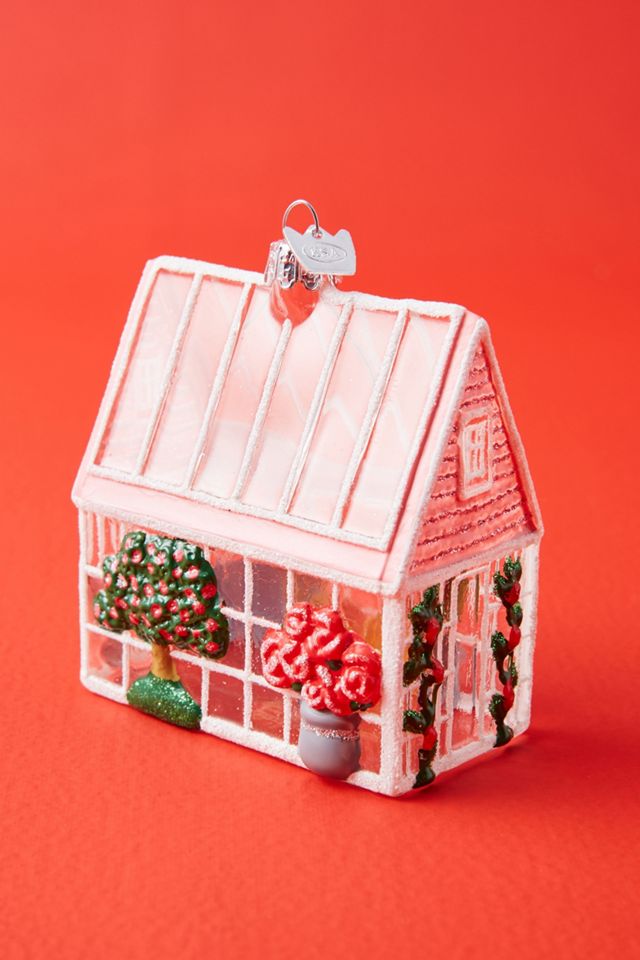 Glass Greenhouse Ornament #1