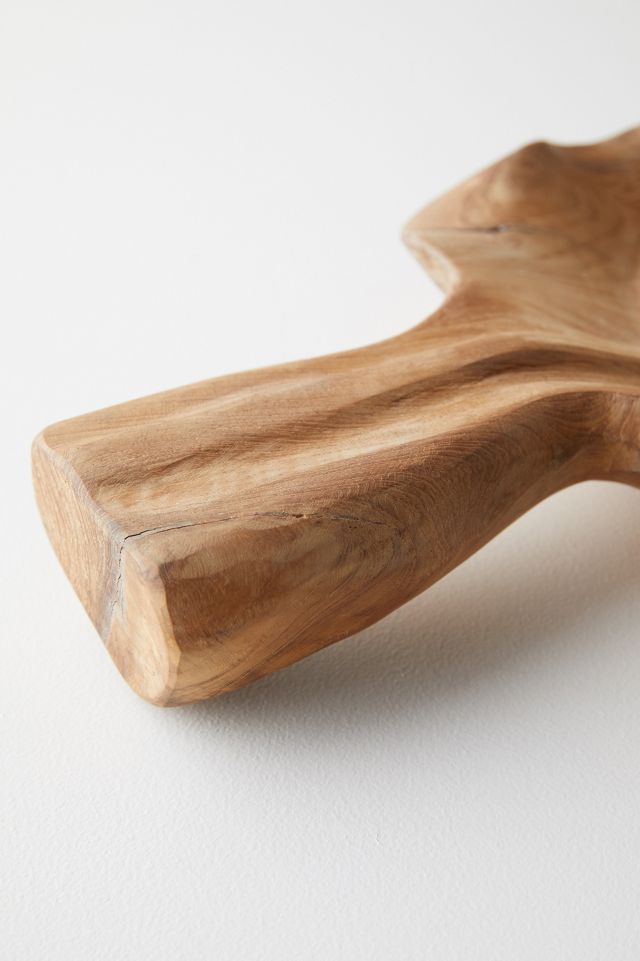 Oversized Teak Leaf Serving Board #1