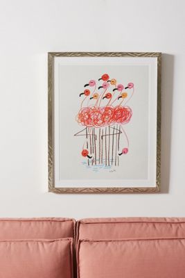 Flamingo Bouquet Wall Art