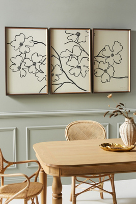Dogwood Floral Wall Art | AnthroHome