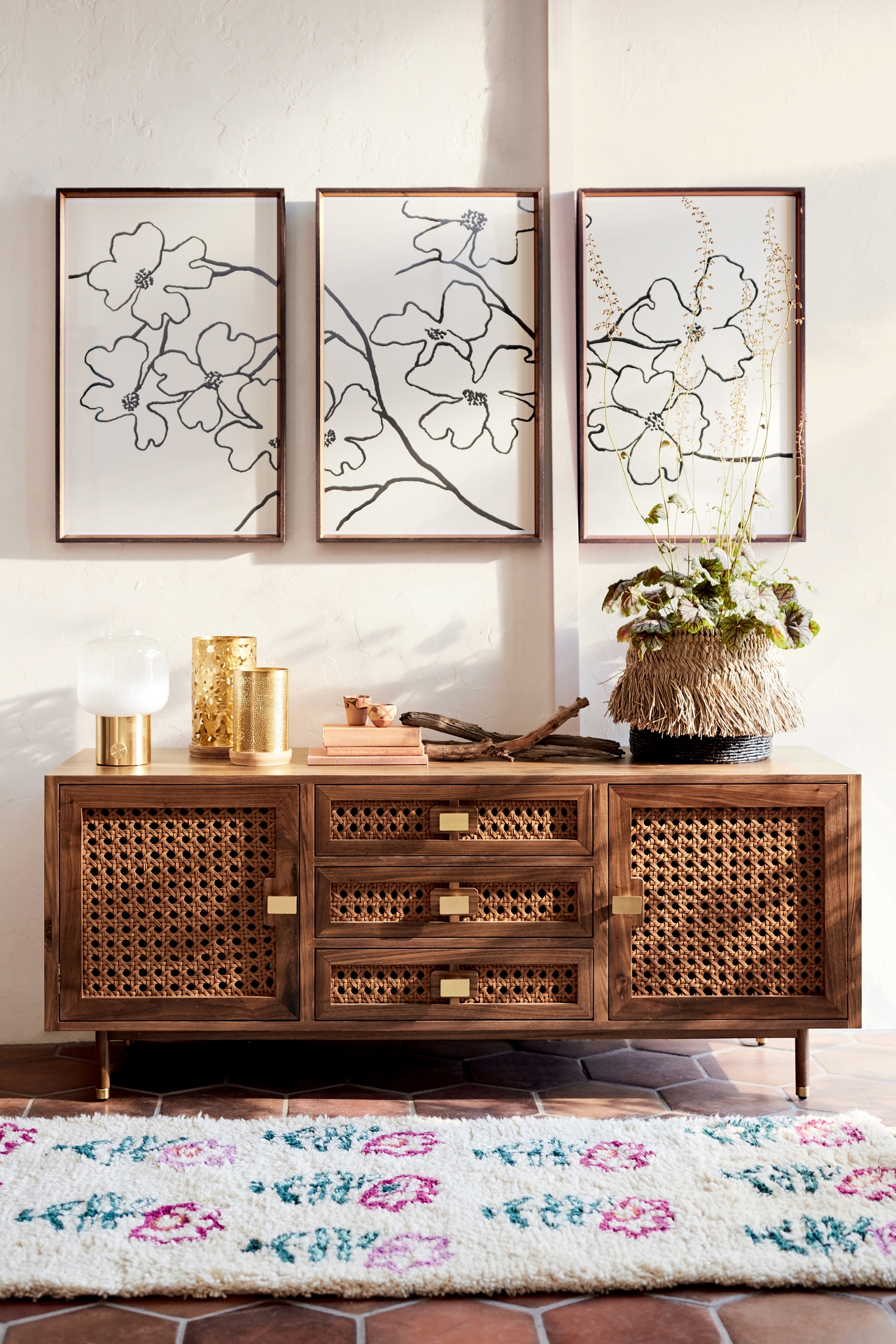 Dogwood Triptych Wall Art