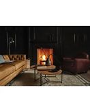 Mina Leather Two-Cushion Sofa