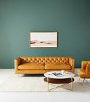 Mina Leather Two-Cushion Sofa