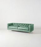 Mina Leather Two-Cushion Sofa