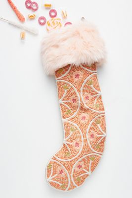 Marjorie Embroidered Stocking
