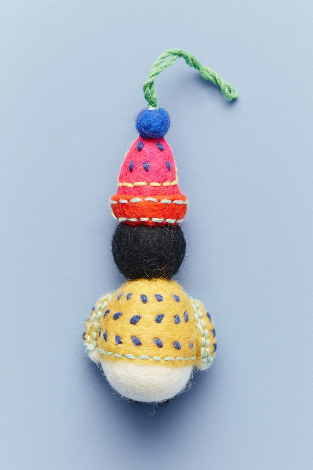 Cozy Penguin Ornament #1