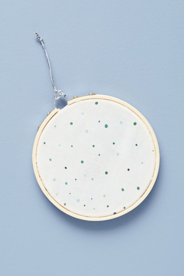 Sam Eldridge Embroidery Hoop Ornament #1